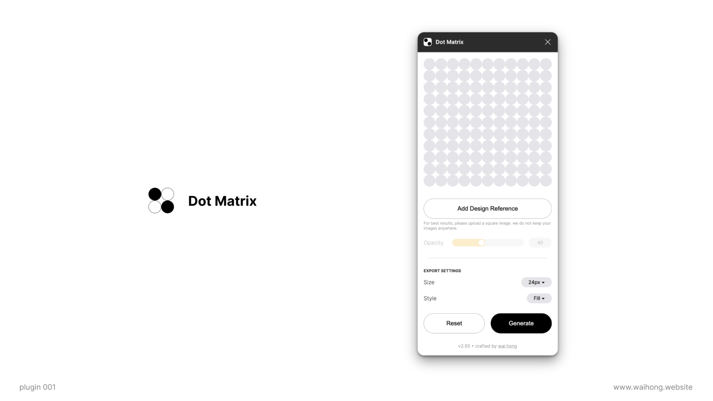 Dot Matrix Figma Plugin